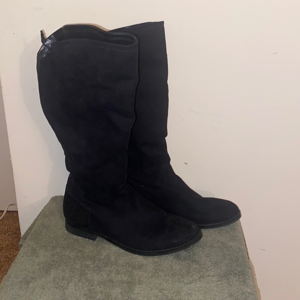 Gap, black knee boot size 8